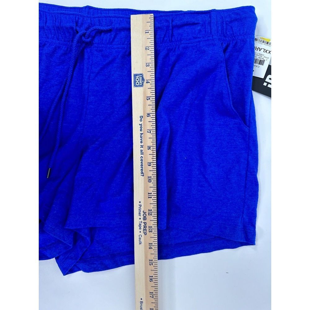 Ideology Shorts Women's XXL Casual Drawstring Cotton Lounge Blue NEW - Picture 8 of 8
